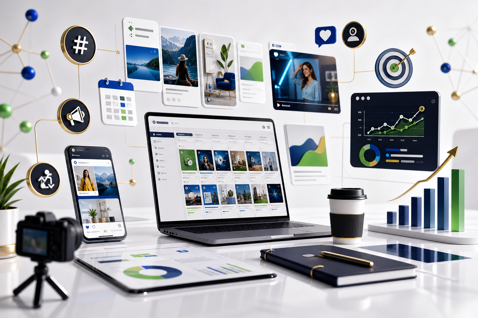Social media marketing visual