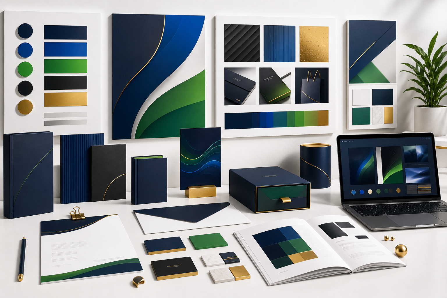 Branding design showcase visual
